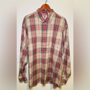 RESISTOL MEN'S LONG SLEEVE BUTTON DOWN WESTERN SHIRT XL